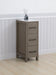 12" Bathroom Cabinet 3 Drawer Side Storage Organizer - HomeBeyond