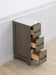 12" Bathroom Cabinet 3 Drawer Side Storage Organizer - HomeBeyond