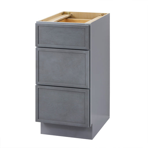 15" Birch Plywood Freestanding Single Base 3 Drawers Storage Cabinet - HomeBeyond