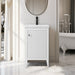 20" Single Sink Freestanding Bathroom Vanity with White Ceramic Top - HomeBeyond