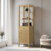 21 in. W x 17 in. D x 72 in. H Freestanding Cabinet for Bathroom and Living Room - HomeBeyond