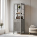 21 in. W x 17 in. D x 72 in. H Freestanding Cabinet for Bathroom and Living Room - HomeBeyond