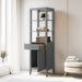 21 in. W x 17 in. D x 72 in. H Freestanding Cabinet for Bathroom and Living Room - HomeBeyond