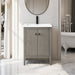 24" Single Sink Freestanding Bathroom Vanity with White Ceramic Top - HomeBeyond