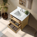 30" Single Sink Bathroom Vanity with Engineered Marble Top - HomeBeyond