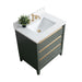 30" Single Sink Bathroom Vanity with Engineered Marble Top - HomeBeyond