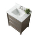 30" Single Sink Bathroom Vanity with Engineered Marble Top - HomeBeyond