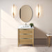 30" Single Sink Bathroom Vanity with Engineered Marble Top - HomeBeyond