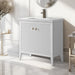 30" Single Sink Freestanding Bathroom Vanity with White Ceramic Top - HomeBeyond