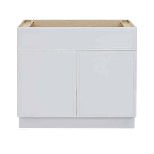 36" Birch Plywood Freestanding Single Base Storage Cabinet - HomeBeyond