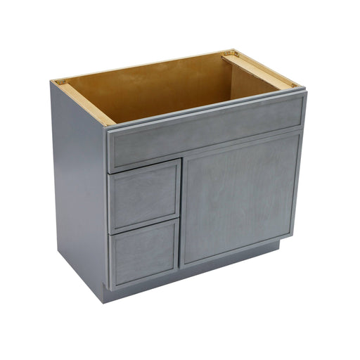 36" Birch Plywood Freestanding Single Base Storage Cabinet - HomeBeyond