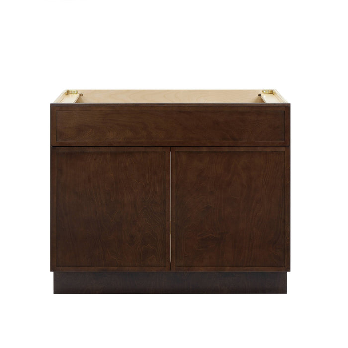 39" Birch Plywood Freestanding Single Base Storage Cabinet - HomeBeyond