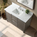 48" Single Sink Bathroom Vanity with Engineered Marble Top - HomeBeyond