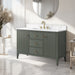 48" Single Sink Freestanding Bathroom Vanity with Engineered Marble Top - HomeBeyond