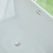 59" x 67" Freestanding Acrylic Bathtub - HomeBeyond