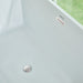 59" x 67" Freestanding Acrylic Bathtub - HomeBeyond