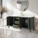 60" Single Sink Freestanding Bathroom Vanity with Engineered Marble Top - HomeBeyond