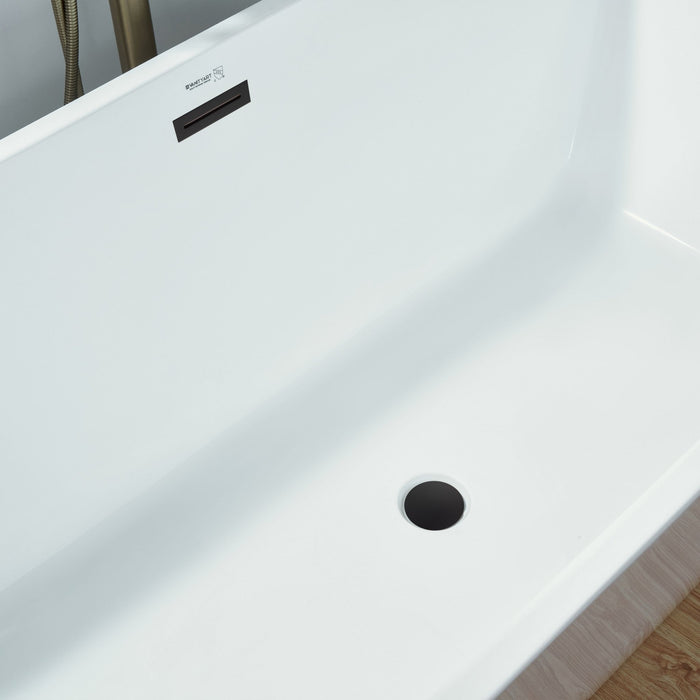 67" X 32" Acrylic Freestanding Bathtub - HomeBeyond