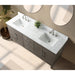 72” Double Sink Bathroom Vanity Cabinet with Engineered Marble Top - HomeBeyond