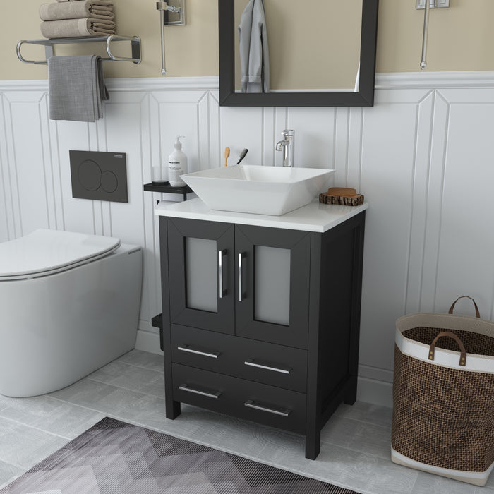 Ravenna 24" Single Sink Bathroom Vanity Combo Set