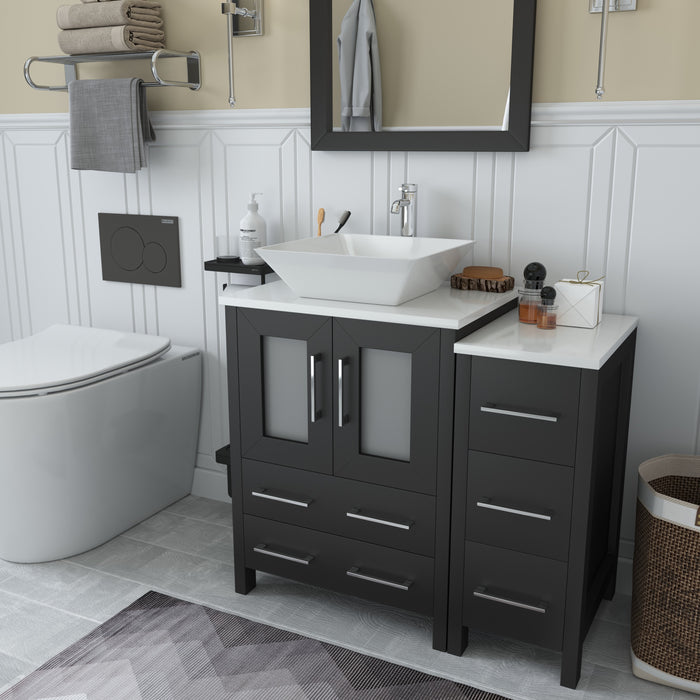 Ravenna 36" Single Sink Bathroom Vanity Combo Set