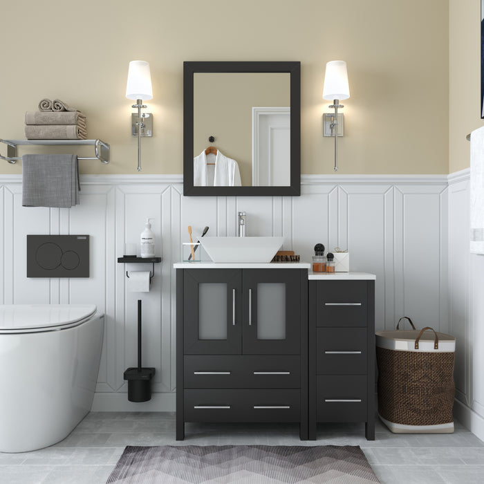 Ravenna 36" Single Sink Bathroom Vanity Combo Set