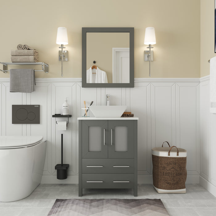 Ravenna 24" Single Sink Bathroom Vanity Combo Set