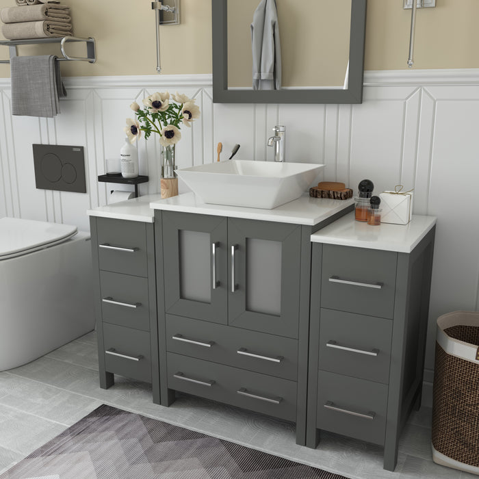 Ravenna 48" Single Sink Bathroom Vanity Combo Set