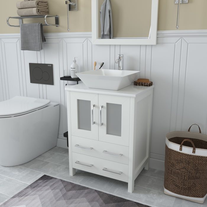 Ravenna 24" Single Sink Bathroom Vanity Combo Set