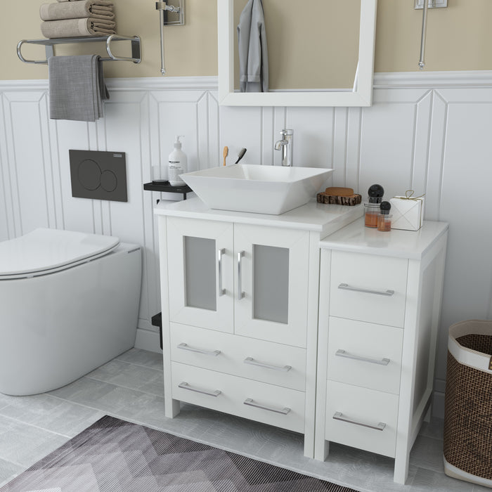 Ravenna 36" Single Sink Bathroom Vanity Combo Set