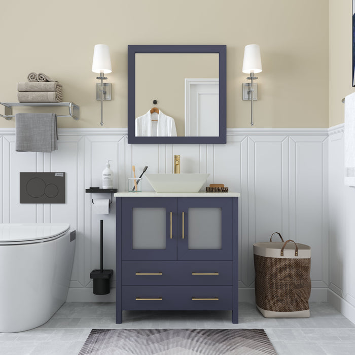 Ravenna 30" Single Sink Small Bathroom Vanity Set