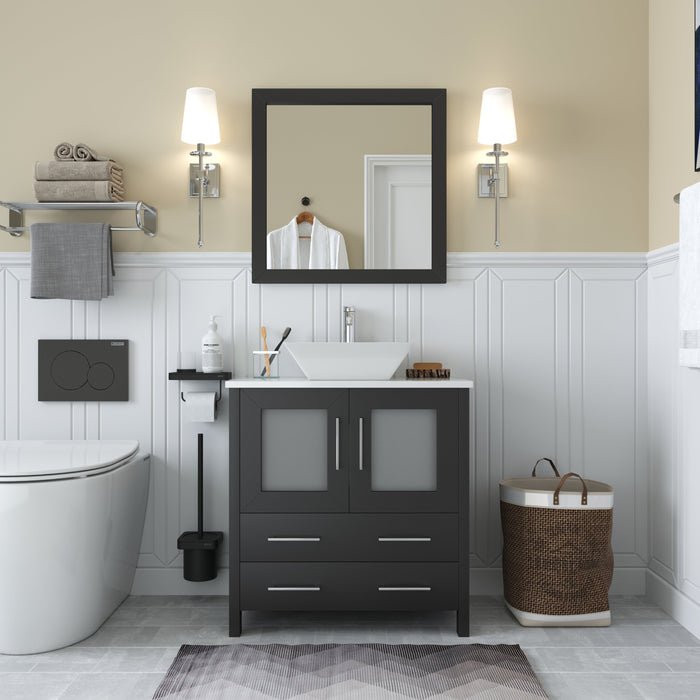 Ravenna 30" Single Sink Small Bathroom Vanity Set