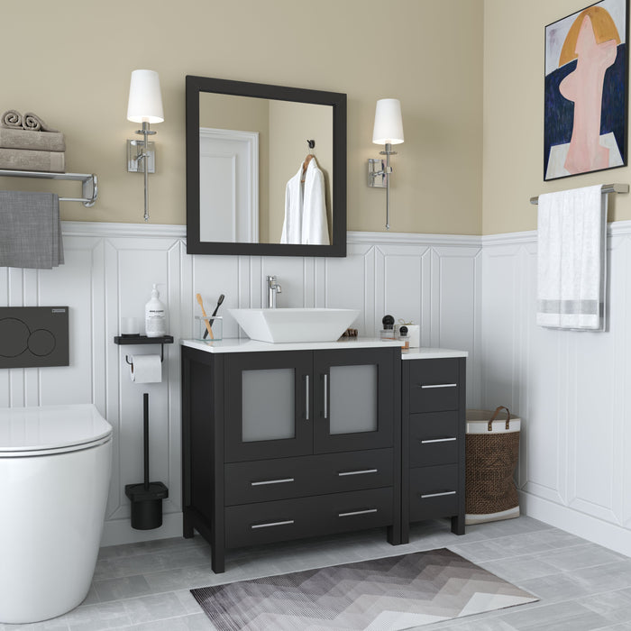 Ravenna 42" Single Sink Bathroom Vanity Combo Set