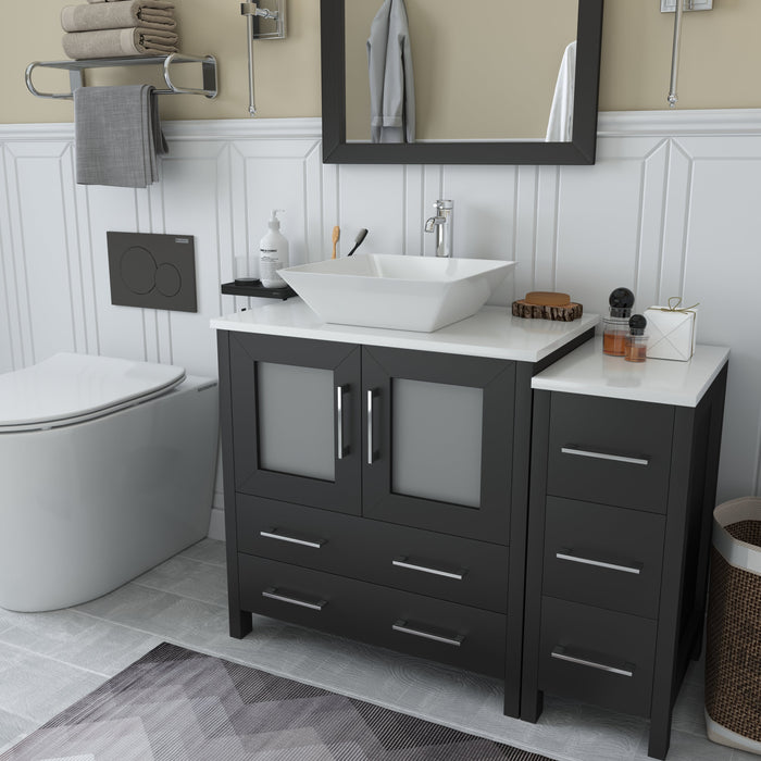 Ravenna 42" Single Sink Bathroom Vanity Combo Set