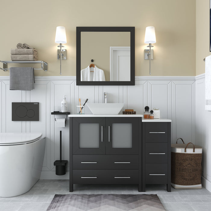 Ravenna 42" Single Sink Bathroom Vanity Combo Set