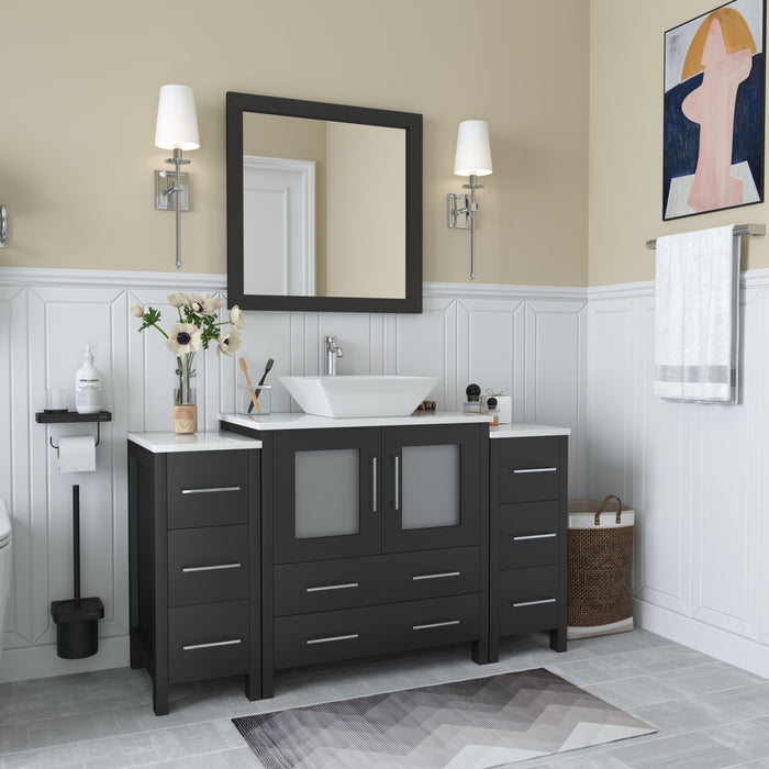 Ravenna 54" Single Sink Bathroom Vanity Combo Set