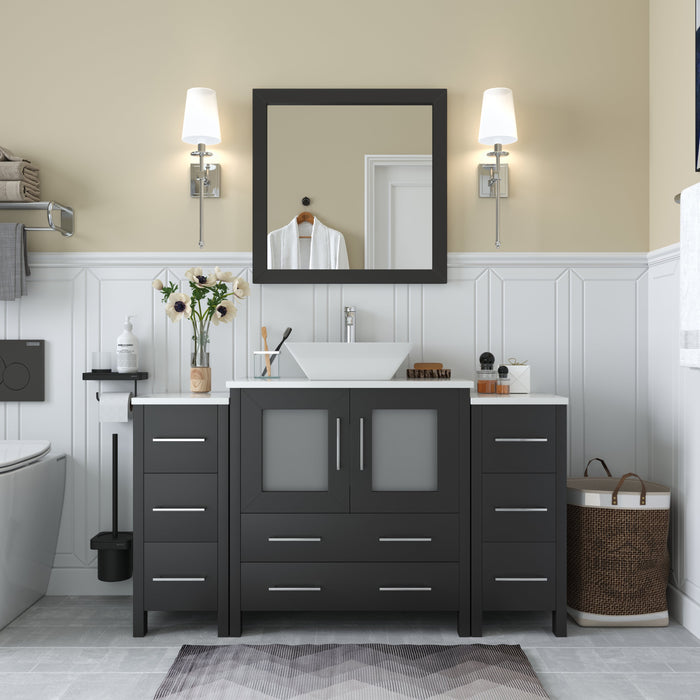 Ravenna 54" Single Sink Bathroom Vanity Combo Set