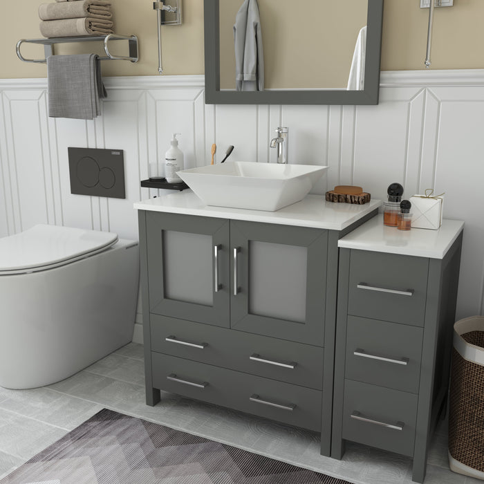 Ravenna 42" Single Sink Bathroom Vanity Combo Set