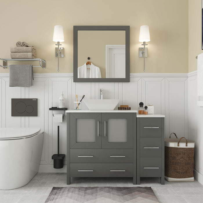 Ravenna 42" Single Sink Bathroom Vanity Combo Set