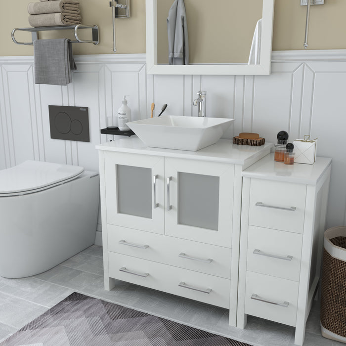 Ravenna 42" Single Sink Bathroom Vanity Combo Set