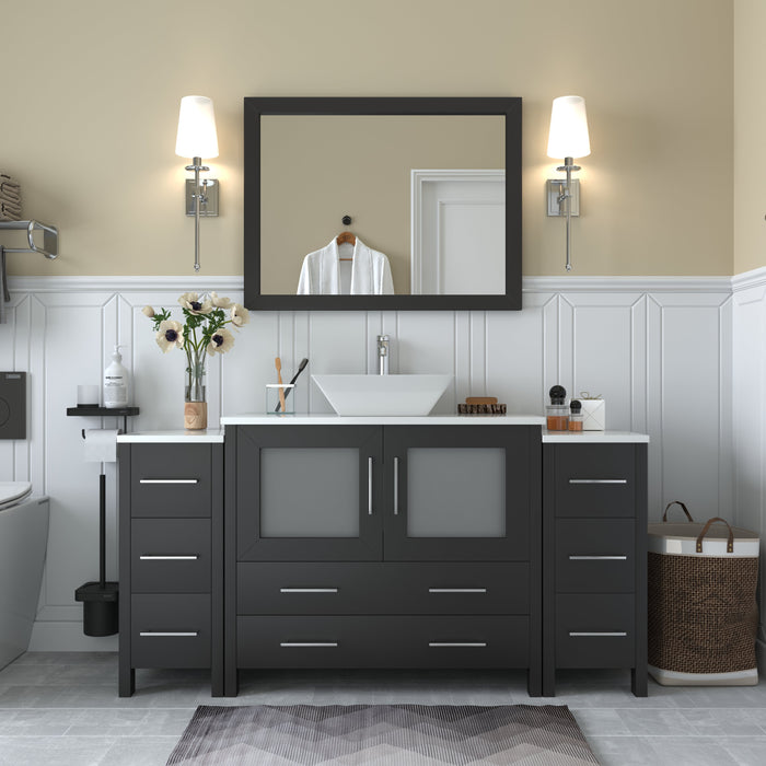 Ravenna 60" Single Sink Small Bathroom Vanity Set