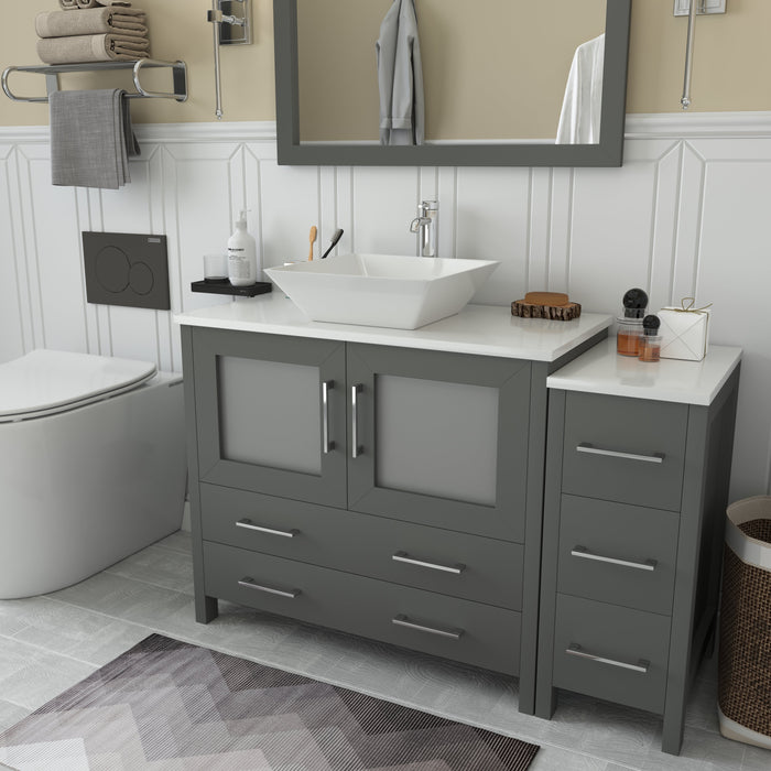 Ravenna 48" Single Sink Bathroom Vanity Combo Set