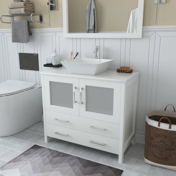 Ravenna 36" Single Sink Bathroom Vanity Combo Set