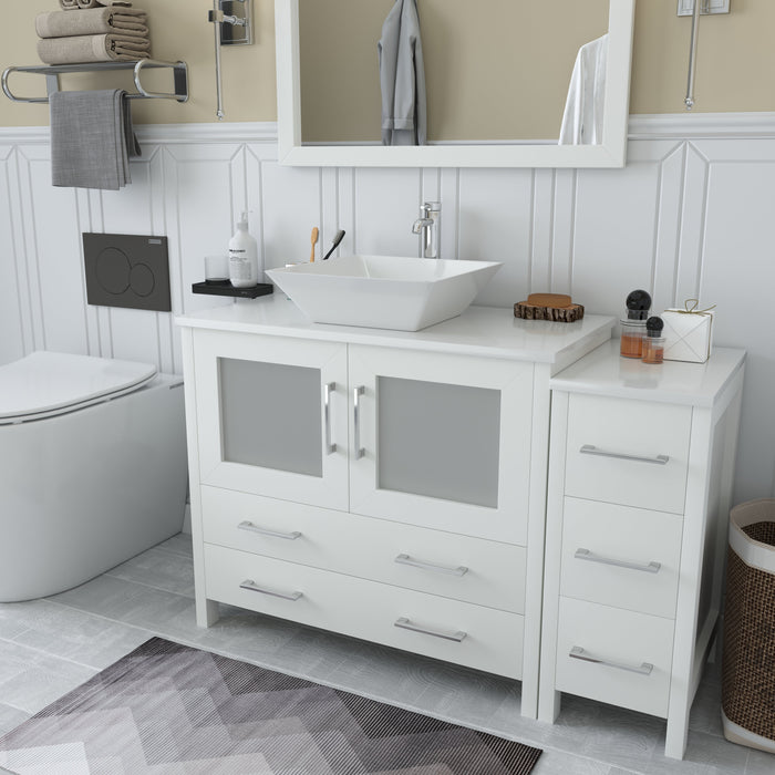 Ravenna 48" Single Sink Bathroom Vanity Combo Set