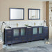 Brescia 108" Double Sink Modern Bathroom Vanity Set - HomeBeyond