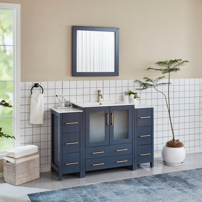 Brescia 54" Single Sink Bathroom Vanity Combo Set - HomeBeyond