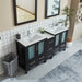 Brescia 72" Double Sink Modern Bathroom Vanity Set - HomeBeyond