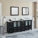 Brescia 84" Double Sink Modern Bathroom Vanity Set - HomeBeyond