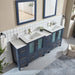 Brescia 84" Double Sink Modern Bathroom Vanity Set - HomeBeyond