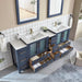 Brescia 84" Double Sink Modern Bathroom Vanity Set - HomeBeyond